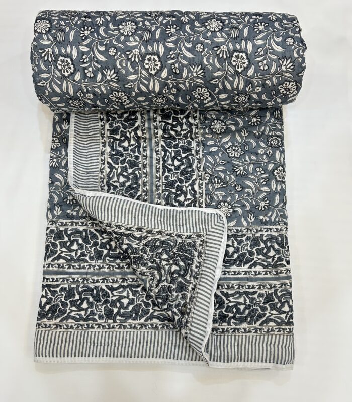 Jaipuri Handmade HandBlock Print Razai Blanket